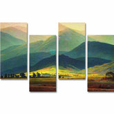 Painting by Numbers Mountain Landscape 4-Panel (Quattro)
